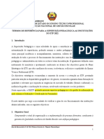 Supervisão às instituições do ETP 2022