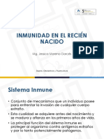 Inmunidad en El Recién Nacido: Mg. Jessica Moreno Garcés