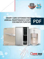 Smart Care Extended Warranty / Annual Maintenance Contract Plan For Water Purifiers