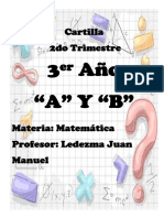 Cartilla 2do Trimestre: 3 Año "A" Y "B"