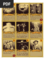 Blood On The Clocktower - Character Reference Sheet | PDF