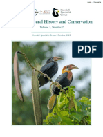 Hornbill Natural History and Conservation: Volume 1, Number 2