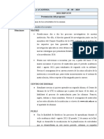 Desde La Academia 23 - 03 - 2023 Segmentos Descripción Presentación Del Programa UTC en 60 Segundos Saludo Menciones Matriz