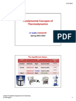 Fundamental Concepts of Thermodynamics: Chemistry