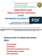 SULTAN QABOOS UNIVERSITY POWER ELECTRONICS COURSE INTRODUCTION