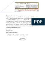 Acordo extrajudicial para homologação