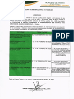 Eleccén: Alcaldía Uso Sus Facultades 80/93, 2007, Decreto 2015 - ES EI