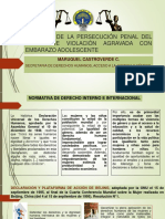 Desafios de La Persecucion Penal Del Delito de Violacion Agravada Con Embarazo Adolescente