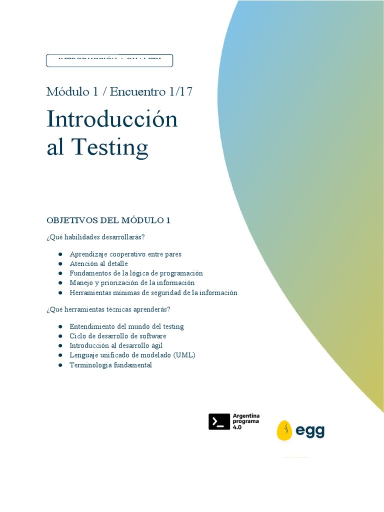 1 - Introducción Al Testing (27-02) | PDF | Software | Ingeniería de ...