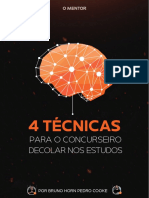 4 técnicas para o concurseiro decolar nos estudos