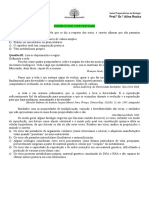 Lista de Exercícios Adicionais Vírus: Conceitos Básicos: François Jacob, Do Instituto Pasteur. Paris, França