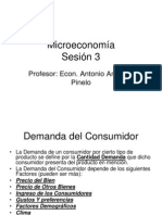 Microeconomía Sesión 3