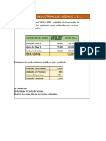 Costos por órdenes específicas empresa industrial Los Cedros S.R.L