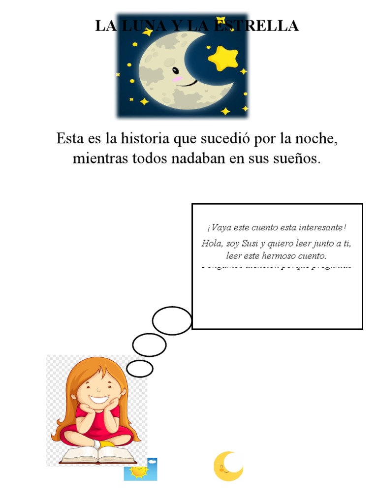 La Luna y las Estrellas: Un Cuento Infantil | PDF | Luna