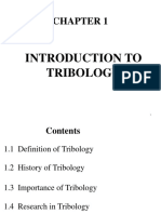 Introduction to Tribology