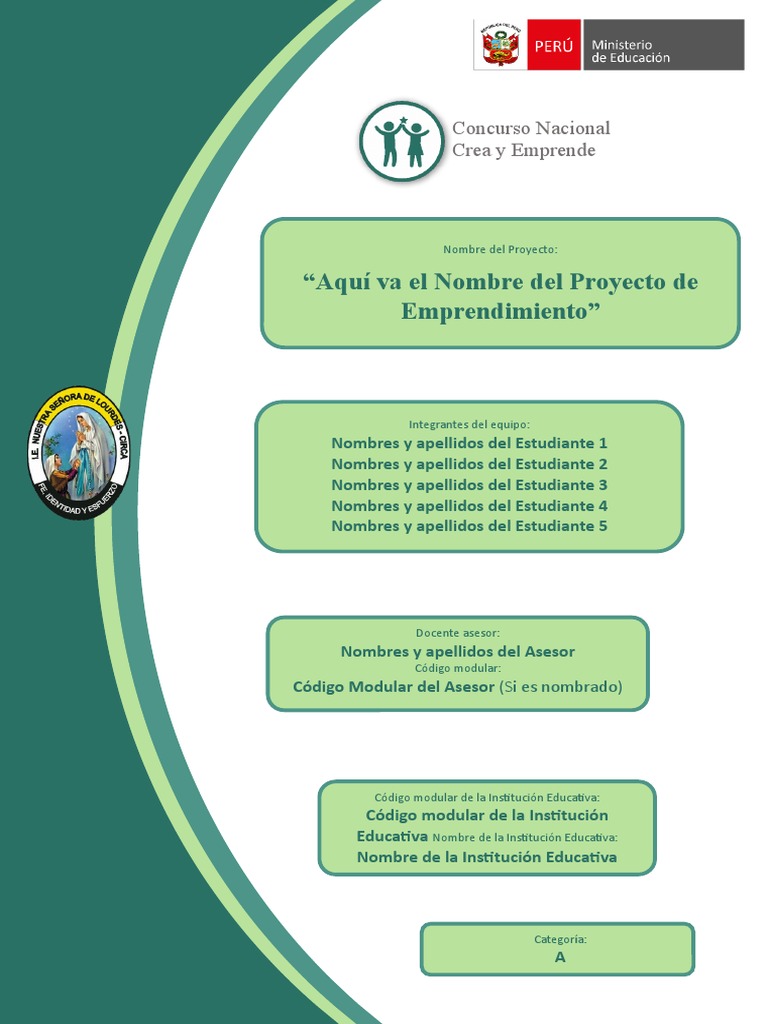 Cat. A - Proyecto de Emprendimiento (5) Ept 2b | PDF | Iniciativa ...