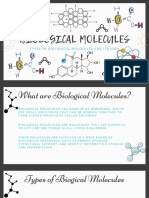 Types of Biological Molecules and Its Uses