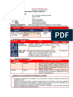 SESIÓN DE APRENDIZAJE No 03