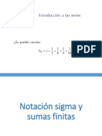 Notación Sigma y Sumas Finias