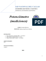 Potenciómetro (Mediciones) : Universidad Nacional Del Callao