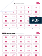 Fichas Numeradas: Imprima Ou Envie o Arquivo para Ser Impresso e Recortado Pelos Alunos