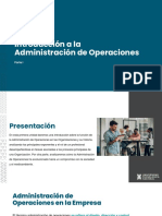 Unidad I - Introducción A La Administración de Operaciones I - Parte I