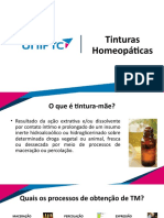 Tinturas homeopáticas: processos de obtenção