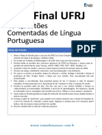 Reta Final UFRJ: 40 questões de Língua Portuguesa comentadas