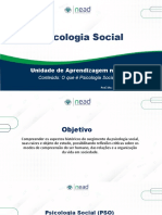 Psicologia Social I - Unidade 01