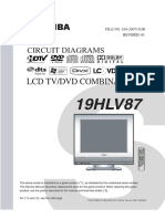 LCD TV/DVD Combination: Circuit Diagrams
