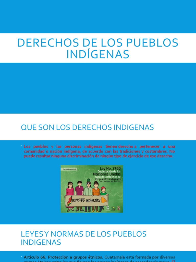 Derechos de los Pueblos Indígenas | PDF | Política