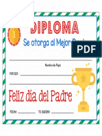 Certificado Del Dia Del Padre 5