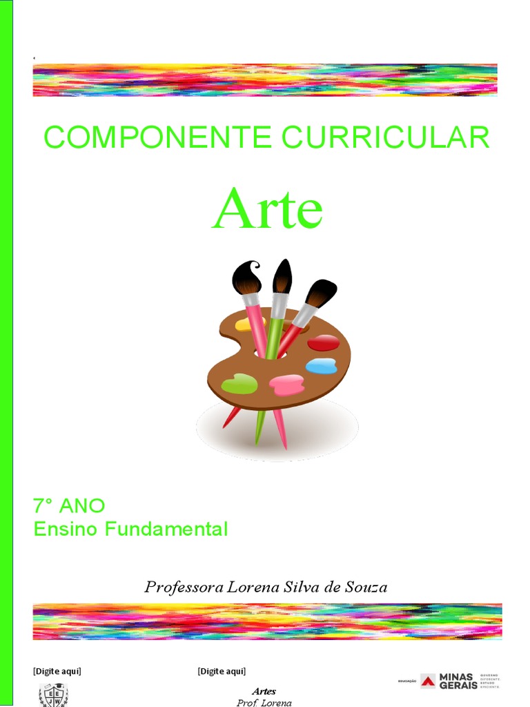 Plano de Aula de Arte - 7 Ano - Prof. Lorena Souza | PDF | Renascimento ...