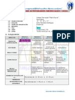 Planificador de Actividades Mensuales - 2023: "Asumimos Con Responsabilidad Nuestros Deberes Escolares"