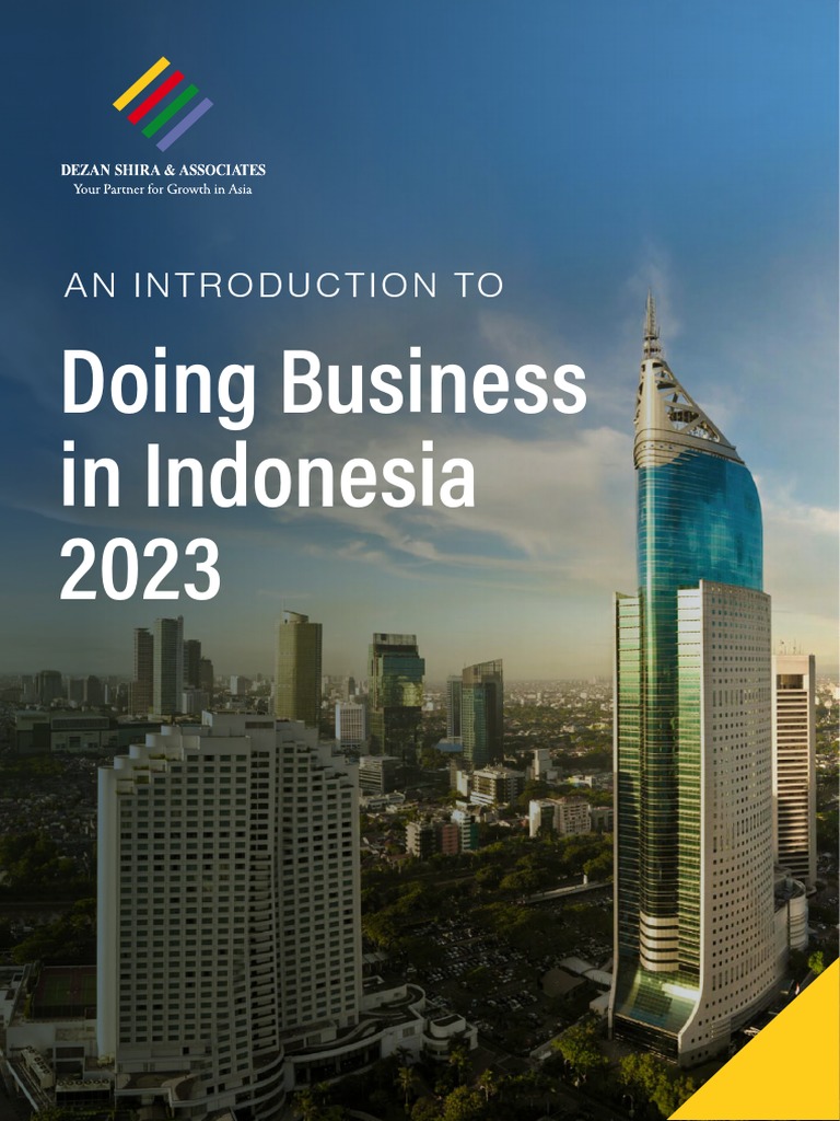 An Introduction To Doing Business in Indonesia 2023 | PDF | Taxes | Coal