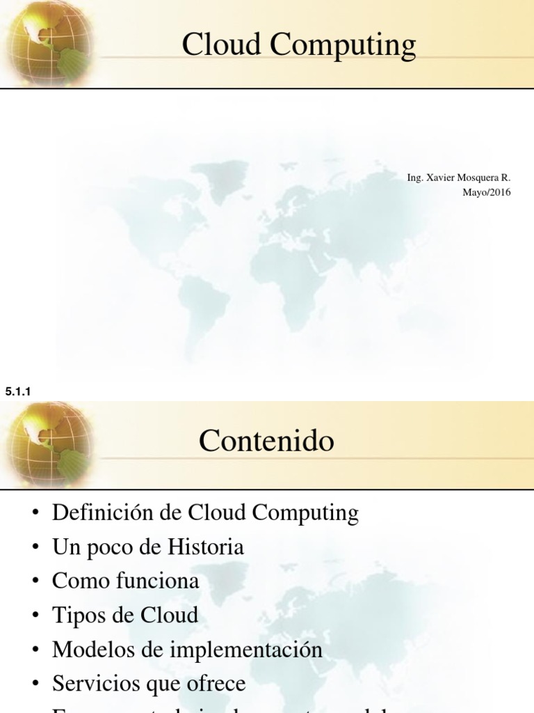 Introducción al Cloud Computing | PDF | Computación en la nube ...