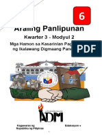 Araling Panlipunan: Kwarter 3 - Modyul 2