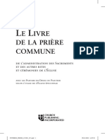 E Ivre de La Prière Commune: de L'administration Des Sacrements Et Des Autres Rites Et Cérémonies de L'église