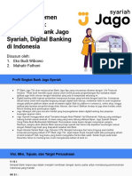 Tugas Manajemen Strategi Islam: Studi Kasus Bank Jago Syariah, Digital Banking Di Indonesia
