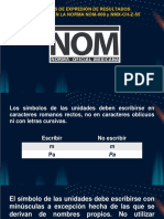 Reglas de Expresión de Resultados Basados en La Norma Nom-008 Y Nmx-Ch-Z-55