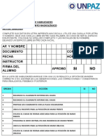 Lista de Cotejo Actividad 5 - Posicionamiento Radiologico