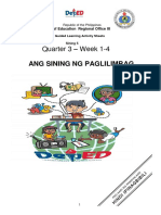 Quarter 3 - Week 1-4: Ang Sining NG Paglilimbag