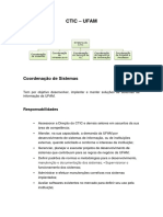 Organograma CTIC - UFAM