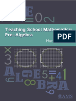 AL E B A: Teaching School Mathematics: Pre-Algebra