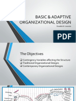Basic & Adaptive Organizational Design