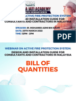 Webinar On Active Fire Protection System:: Design and Installation Guide For Consultants and Contractors in Malaysia