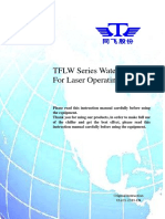 TFLW Series Water Chiller For Laser Operating Manual: Original Instruction E1201-2019-EN