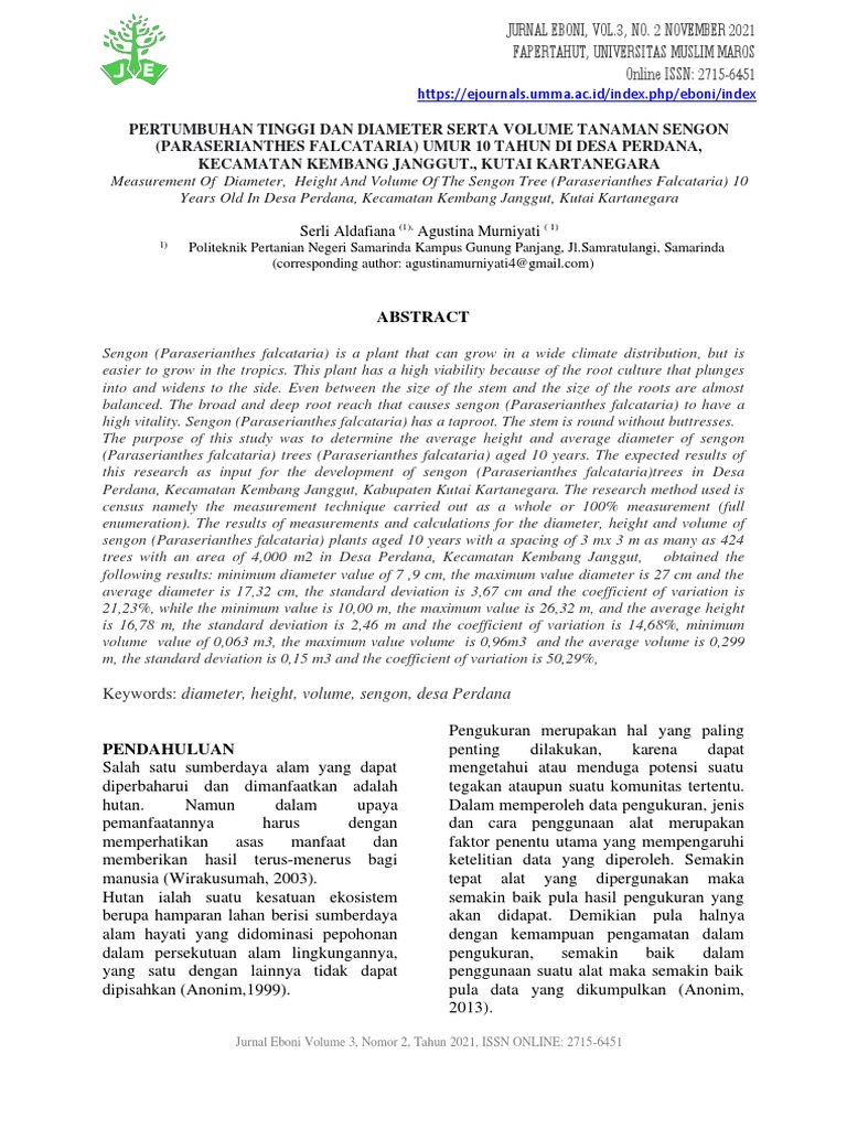 Jurnal 2022 Pdf Plants Botany