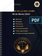 Agenda de La SSC-CDMX