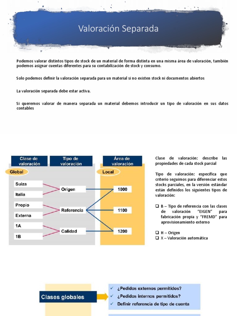 Valoración Separada | PDF | Informática